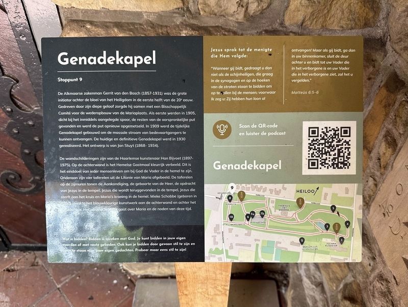 Genadekapel / Chapel of Grace Marker image. Click for full size.