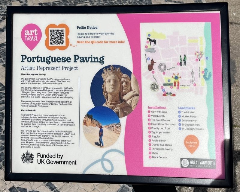 Portuguese Paving Marker image. Click for full size.
