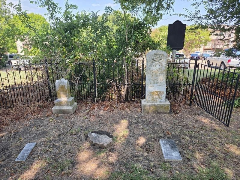 Chandler Cemetery and Marker. Click for full size. Chandler Cemetery and Marker image. Click for full size.
