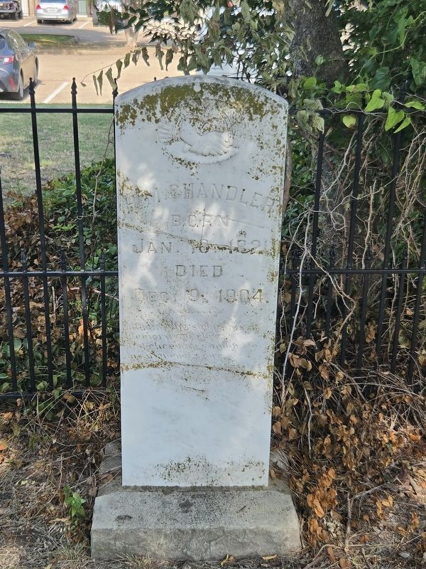 Henry Martin Chandler tombstone. Click for full size. Henry Martin Chandler tombstone image. Click for full size.