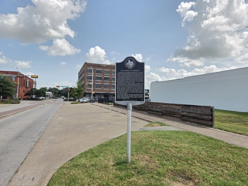 Founding of Terrell Marker. Click for full size. Founding of Terrell Marker image. Click for full size.
