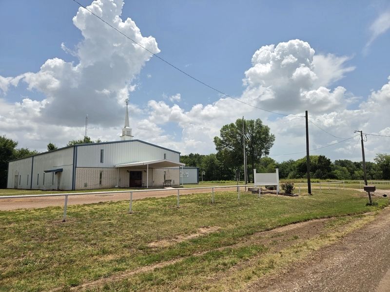 Turner Baptist Church and Marker. Click for full size. Turner Baptist Church and Marker image. Click for full size.