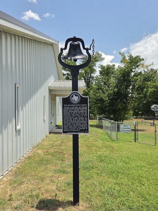 Wallace Methodist Church Marker. Click for full size. Wallace Methodist Church Marker image. Click for full size.