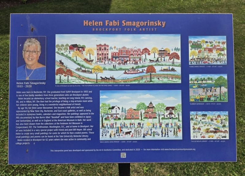 Helen Fabi Smagorinsky Marker. Click for full size. Helen Fabi Smagorinsky Marker image. Click for full size.
