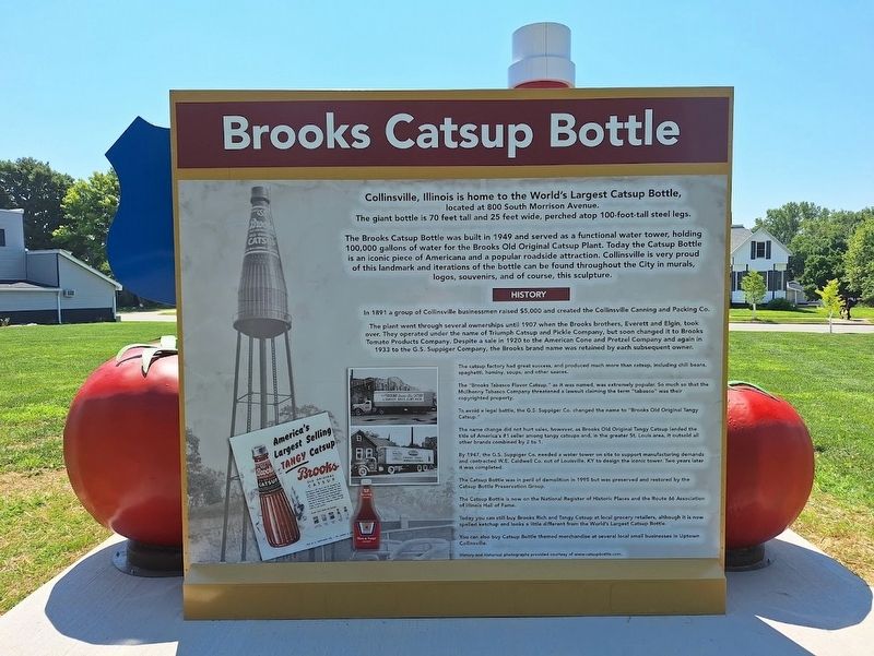 Brooks Catsup Bottle Marker. Click for full size. Brooks Catsup Bottle Marker image. Click for full size.