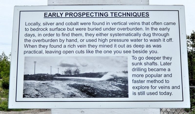 Early Prospecting Techniques Marker. Click for full size. Early Prospecting Techniques Marker image. Click for full size.