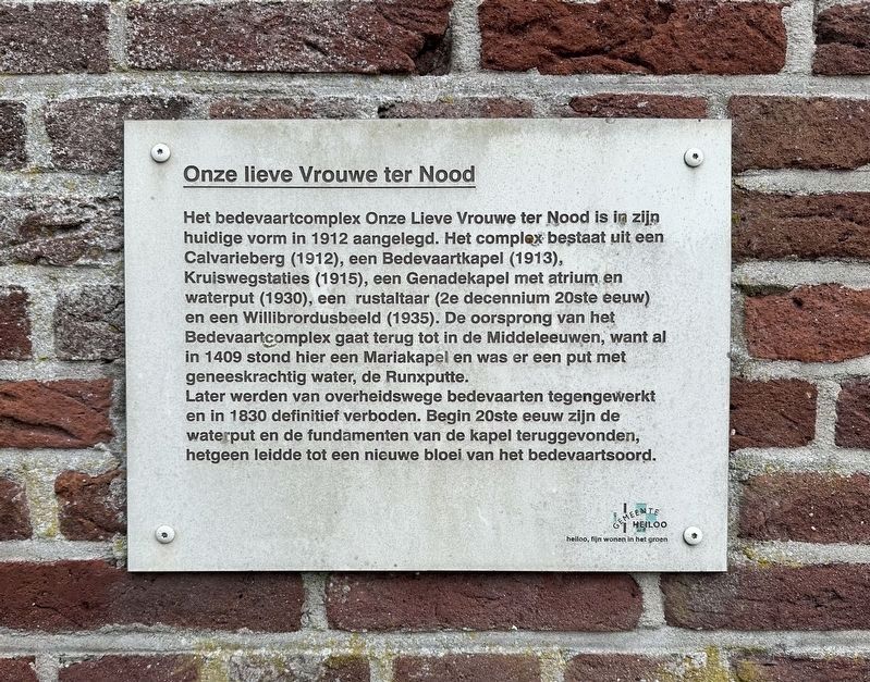 Onze lieve Vrouwe ter Nood / Our Lady in Need Marker image. Click for full size.