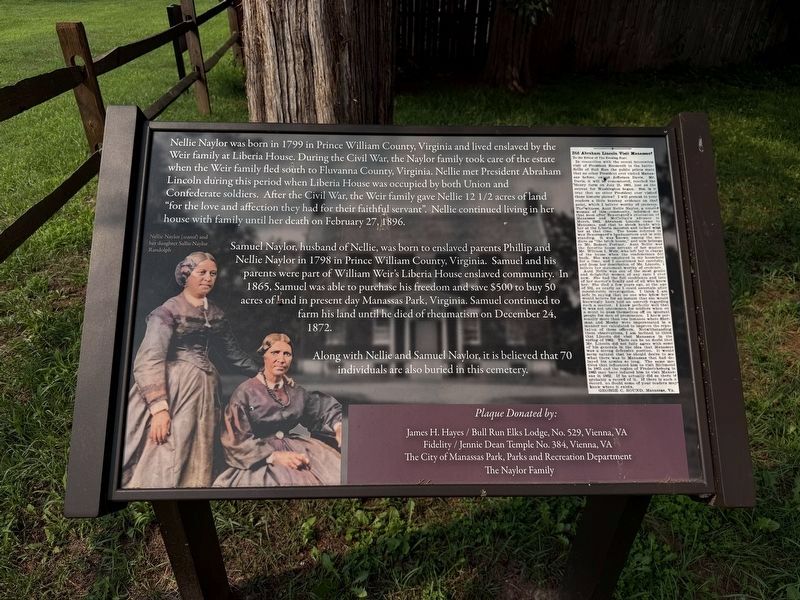 The Naylor Family Marker image. Click for full size.