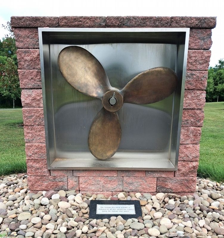 Vietnam Era Naval Propeller and Marker. Click for full size. Vietnam Era Naval Propeller and Marker image. Click for full size.
