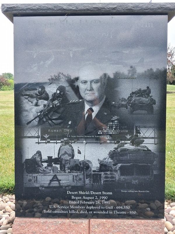 Desert Shield/Desert Storm Marker. Click for full size. Desert Shield/Desert Storm Marker image. Click for full size.