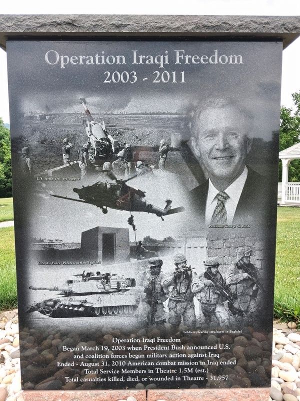 Operation Iraqi Freedom Marker. Click for full size. Operation Iraqi Freedom Marker image. Click for full size.