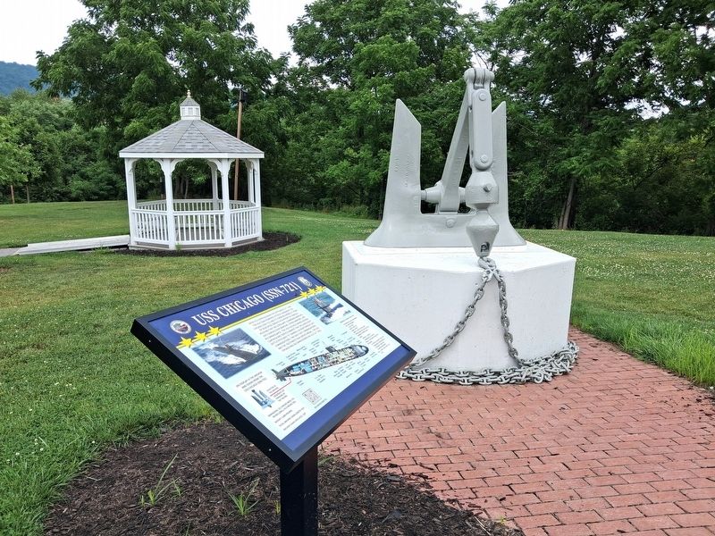 USS Chicago (SSN-721) Marker and Anchor. Click for full size. USS Chicago (SSN-721) Marker and Anchor image. Click for full size.