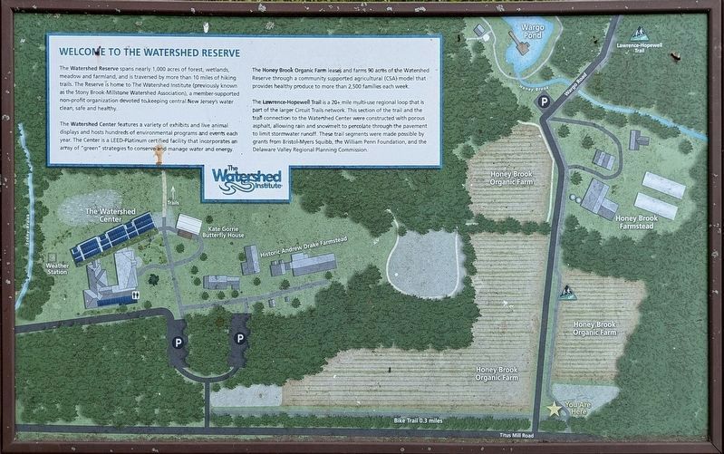 Welcome to the Watershed Reserve Marker image. Click for full size.