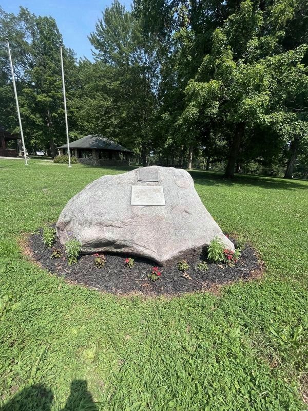 Potawatomi ‘Trail of Death’ Route Marker. Click for full size. Potawatomi ‘Trail of Death’ Route Marker image. Click for full size.