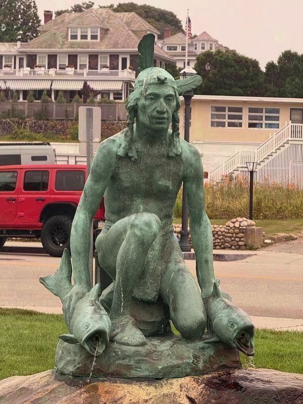 "Ninigret” bronze (front). Click for full size. "Ninigret” bronze (front) image. Click for full size.