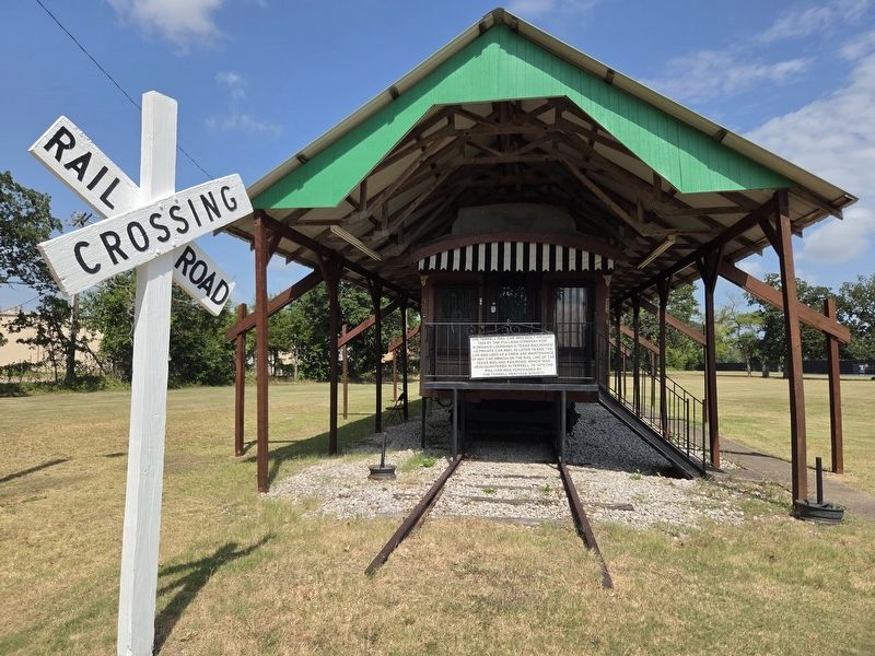 The Terrell Rail Car Marker. Click for full size. The Terrell Rail Car Marker image. Click for full size.