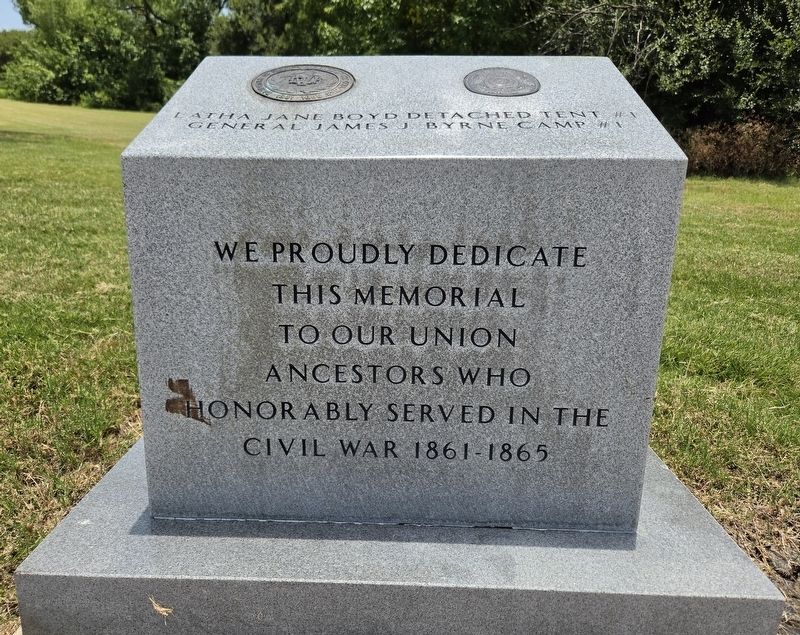 Union Veterans of the Civil War Marker image. Click for full size.
