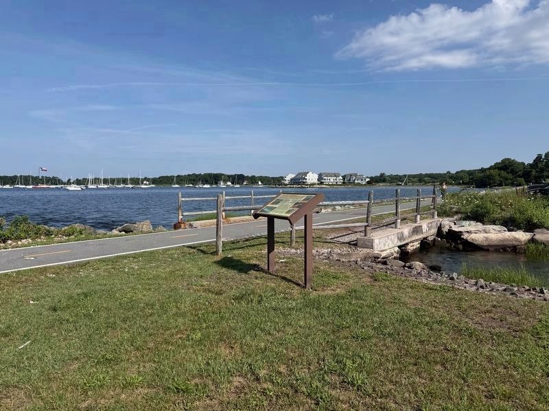Silver Creek Salt Marsh Marker image. Click for full size.