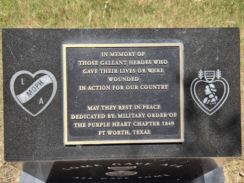 Military Order of the Purple Heart Marker. Click for full size. Military Order of the Purple Heart Marker image. Click for full size.
