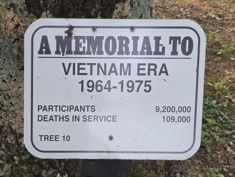 A Memorial to Vietnam Era Marker image. Click for full size.