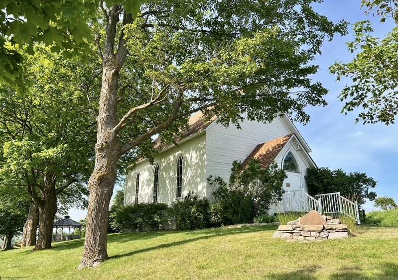 The Corbetton Church at the Dufferin Museum in 2026 image. Click for full size.