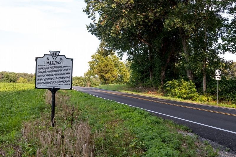 Hazelwood Marker image. Click for full size.