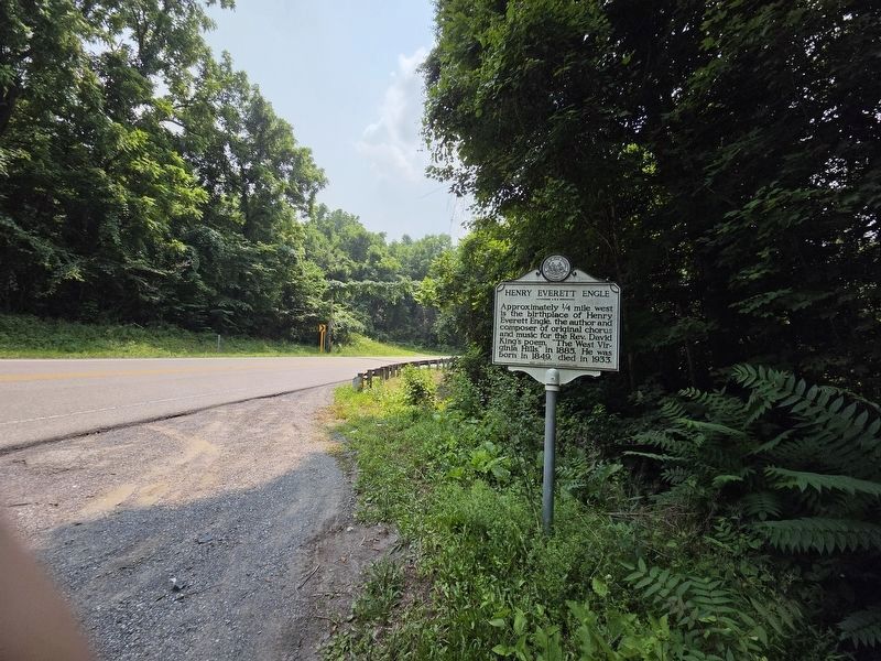 Wide wiew Henry Everett Engle Marker looking south on US 19 image. Click for full size.