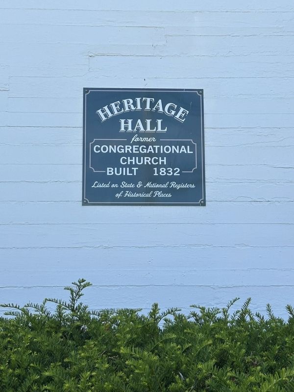Heritage Hall Marker image. Click for full size.