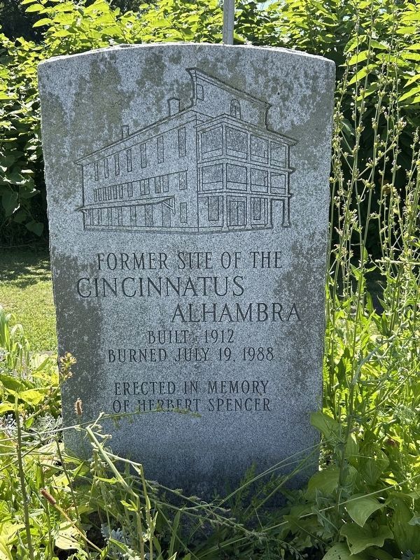 Cincinnatus Alhambra  Marker image. Click for full size.