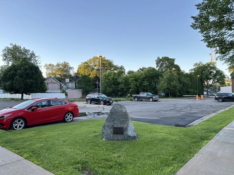 Original Site of Gethsemane Episcopal Cathedral Marker. Click for full size. Original Site of Gethsemane Episcopal Cathedral Marker image. Click for full size.