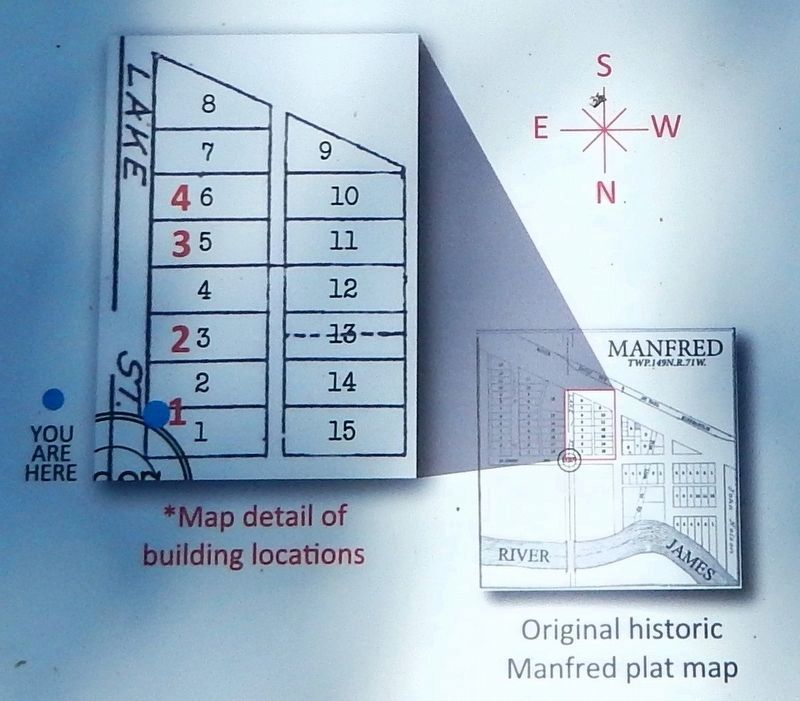 Marker detail: Map of building locations image. Click for full size.