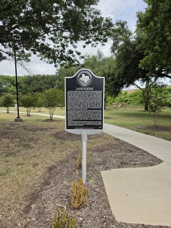 Jane Elkins Marker. Click for full size. Jane Elkins Marker image. Click for full size.
