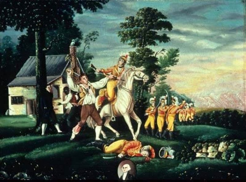 Francisco's Fight at Ward's Tavern. Click for full size. Francisco's Fight at Ward's Tavern image. Click for full size.