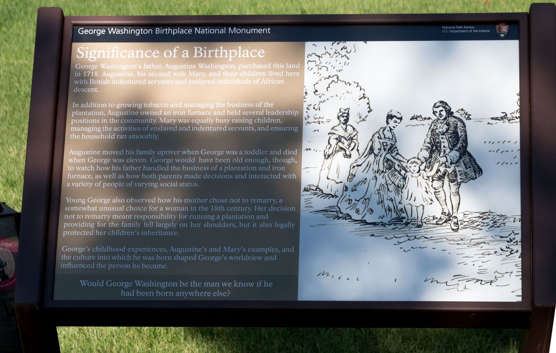 Significance of a Birthplace Marker image. Click for full size.
