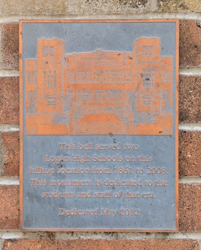 Logan High School Bell Marker. Click for full size. Logan High School Bell Marker image. Click for full size.