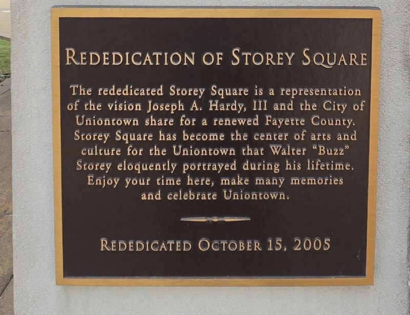 Rededication of Storey Square Marker. Click for full size. Rededication of Storey Square Marker image. Click for full size.