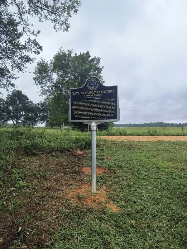 Taylor Family Cemetery Marker image. Click for full size.