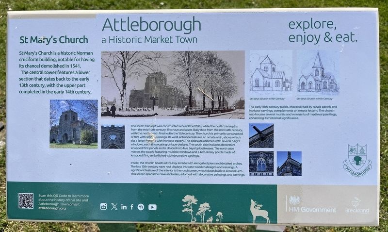 St Mary's Church Marker. Click for full size. St Mary's Church Marker image. Click for full size.