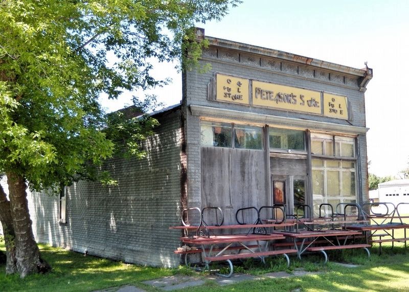 Peterson's Store (built 1908). Click for full size. Peterson's Store (built 1908) image. Click for full size.