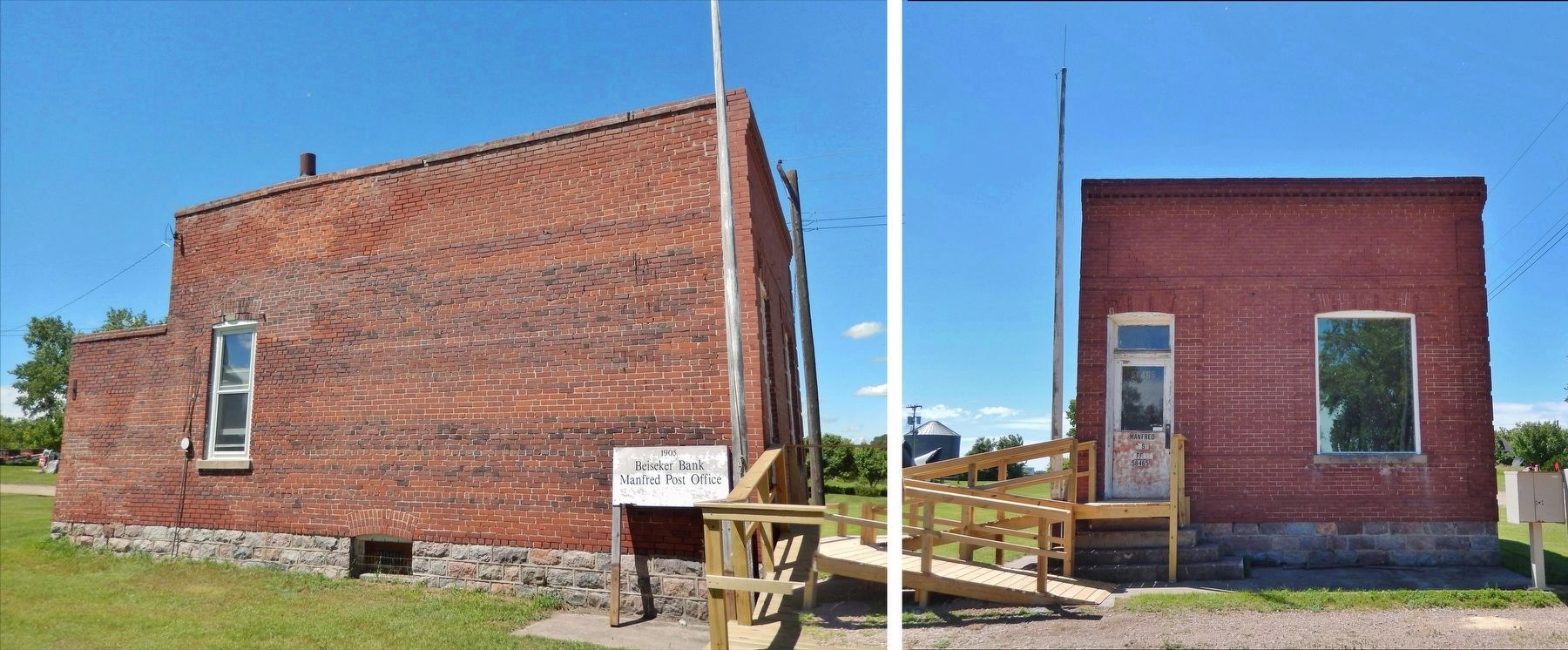 First State Bank (built 1905) & Post Office (1932-1937 & 1944-1992). Click for full size. First State Bank (built 1905) & Post Office (1932-1937 & 1944-1992) image. Click for full size.