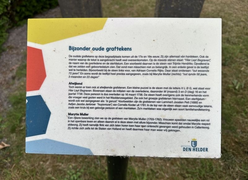 Exceptionally Old Grave Markers Marker. Click for full size. Exceptionally Old Grave Markers Marker image. Click for full size.
