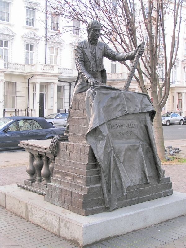 Thomas Cubitt Statue in Pimlico, London. Click for full size. Thomas Cubitt Statue in Pimlico, London image. Click for full size.