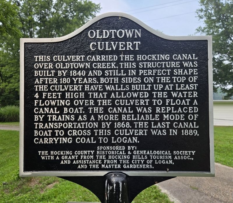 Oldtown Culvert Marker image. Click for full size.