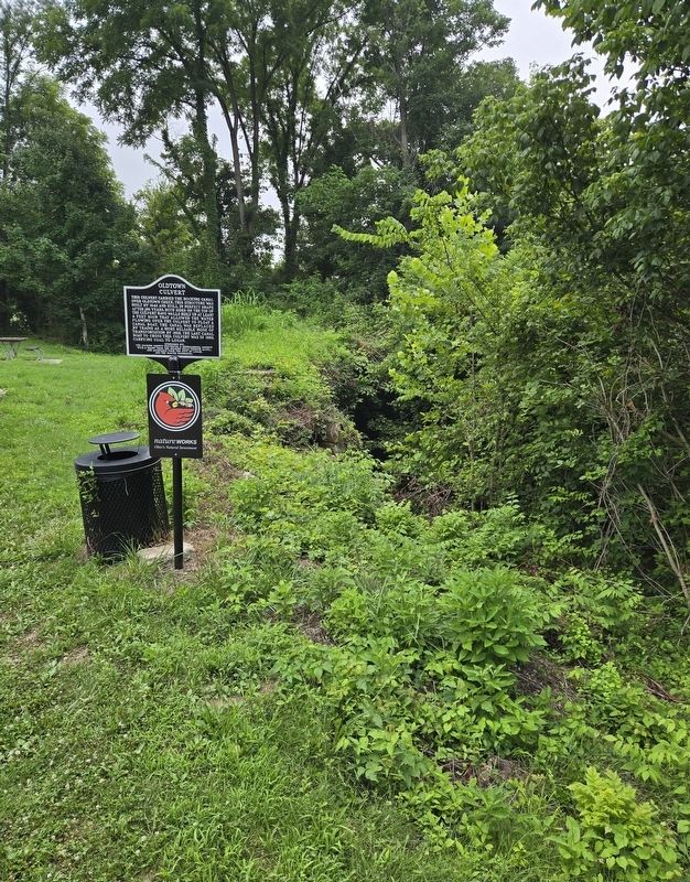 Oldtown Culvert Marker image. Click for full size.