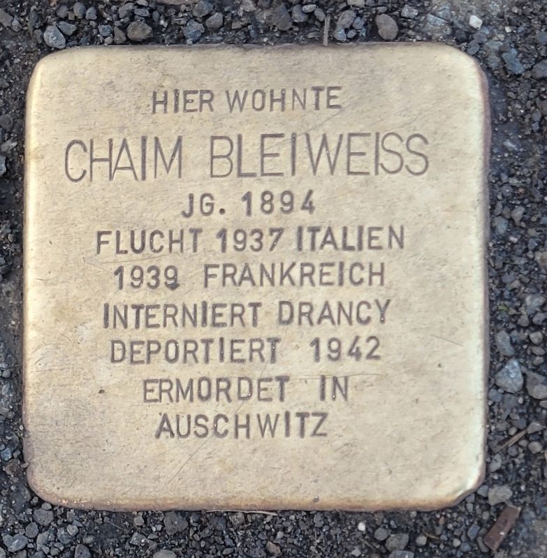 Chaim Bleiweiss Marker image. Click for full size.