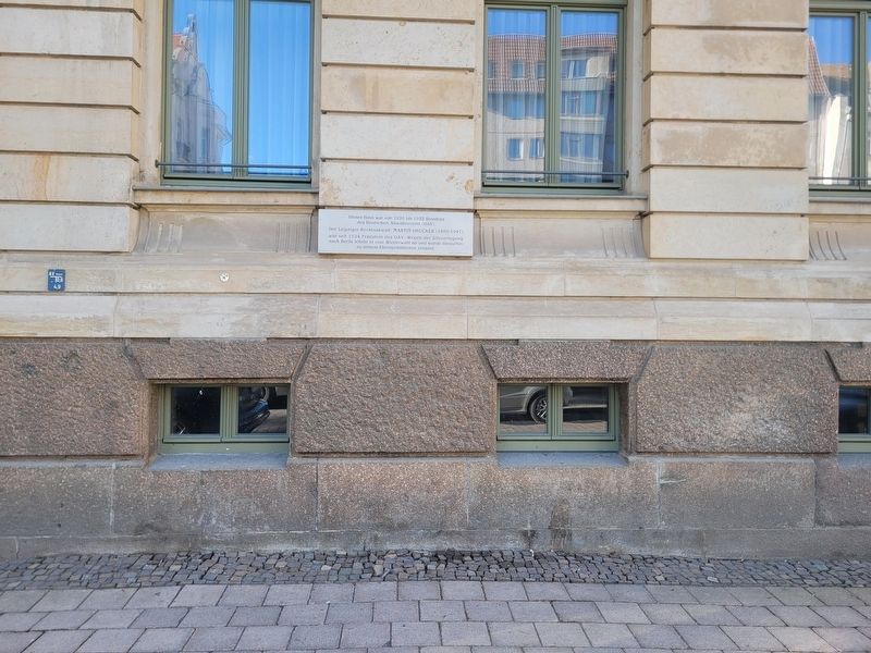 Deutscher Anwaltverein (DAV) / German Bar Association Headquarters Marker. Click for full size. Deutscher Anwaltverein (DAV) / German Bar Association Headquarters Marker image. Click for full size.