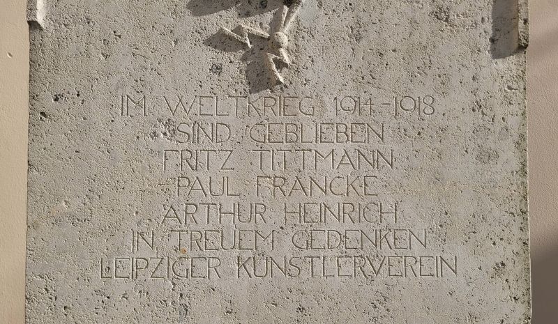 Denkmal fόr den Ersten Weltkrieg / World War I Memorial. Click for full size. Denkmal fόr den Ersten Weltkrieg / World War I Memorial image. Click for full size.