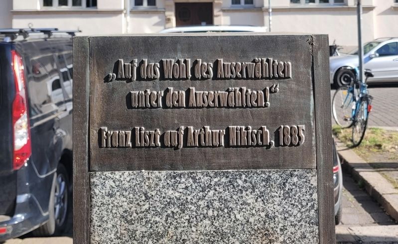 Arthur Nikisch Marker - Reverse Side image. Click for full size.