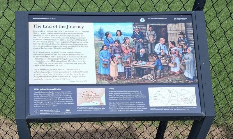 The End of the Journey Marker. Click for full size. The End of the Journey Marker image. Click for full size.