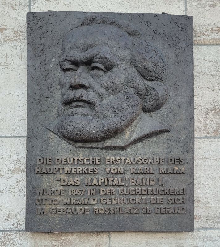 Karl Marx Marker. Click for full size. Karl Marx Marker image. Click for full size.